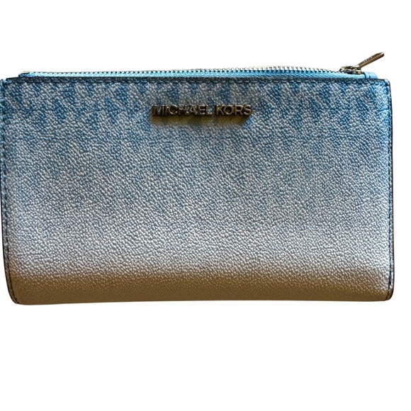 Michael Kors Silver Wristlet with Logo - Picture 4 of 15